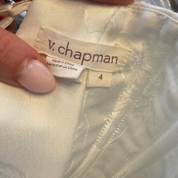 V. Chapman Ginny Corset Mini Dress White - Picture 4 of 7